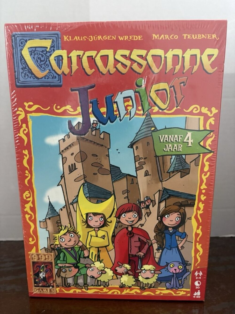 CARCASSONNE JUNIOR Rare Dutch version 2017 New Sealed Board Game